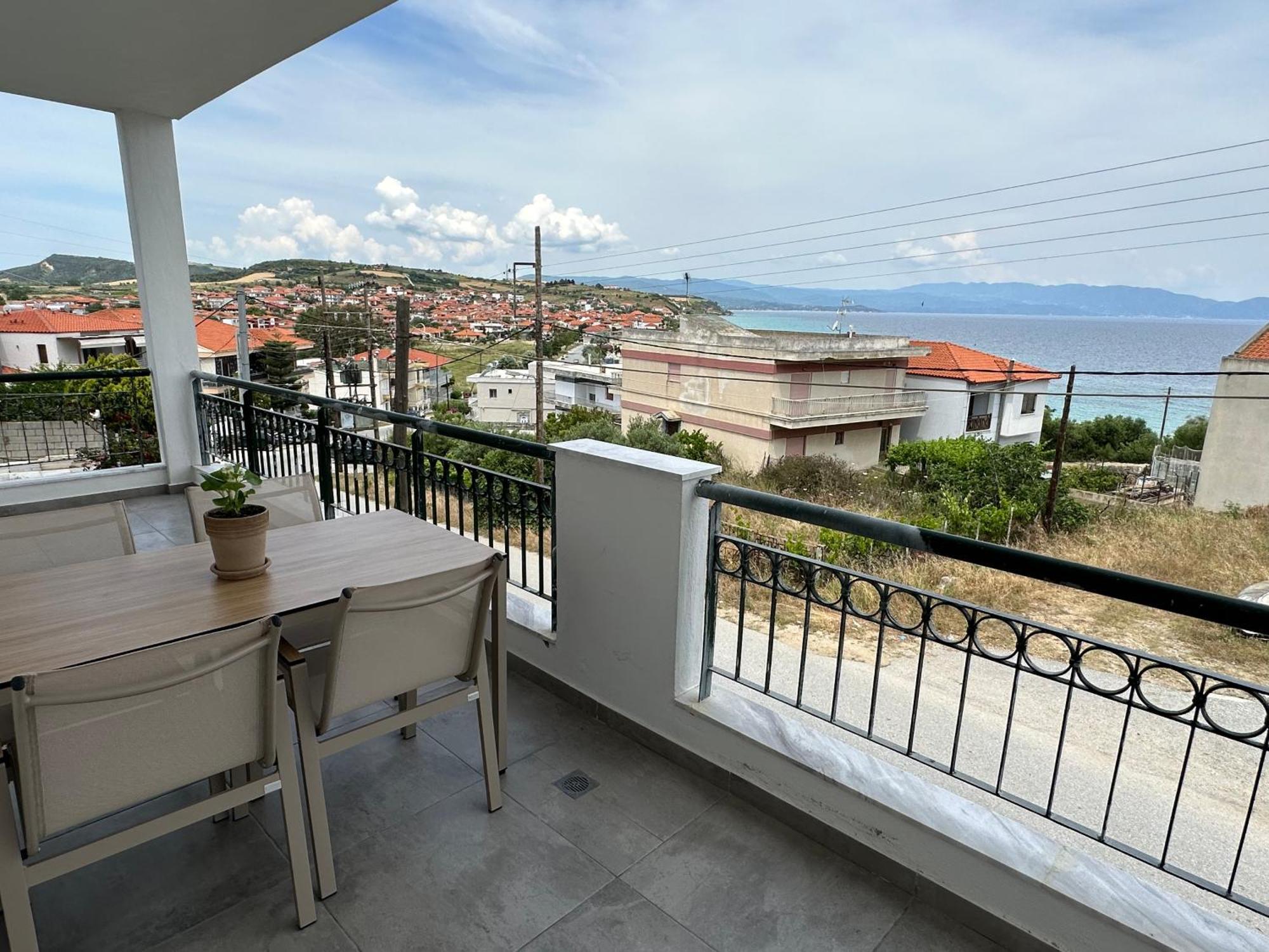 Villa Eleni Greece - Wonderful Sea View Studios Nea Roda Exterior foto